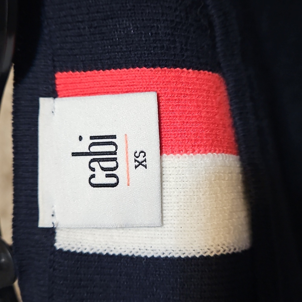 Cabi Hampton Shell Striped Sweater - Picture 6 of 7